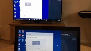 How to screen mirror stream laptop PC to TV  wireless no adapters [upl. by Allerym83]