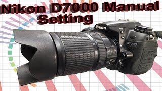 Nikon D7000 Manual Settings in Hindi iso ApertureWhite Balance Best Setting For Dslr Hindi Me [upl. by Fernandez]