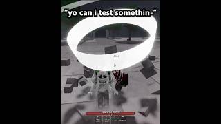 never letting bro test again😭 tsb tsb roblox thestrongestbattlegrounds [upl. by Fia354]