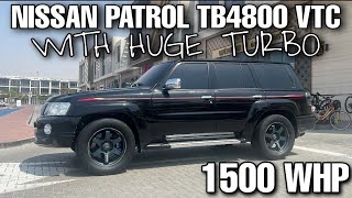 1500 WHP Nissan Patrol TB4800 VTC HUGE TURBOquot Insane Dragy pulls from 100200 Kmh [upl. by Nemhauser9]