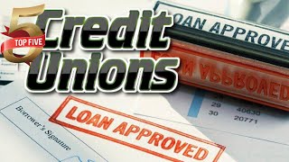 Top 5 Credit Unions for Credit Restoration 2024 [upl. by Eigriv495]