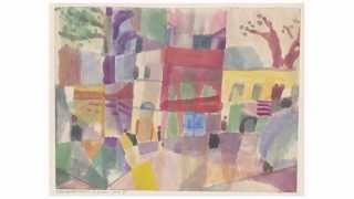 Paul Klee  rote und gelbe Häuser in Tunis 1914 [upl. by Aidole]