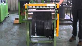 Rubber Slitting Machine橡膠分條機DS25 橡膠分條機 [upl. by Pega326]