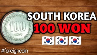 100 WON SOUTH KOREA COIN  FOREIGN COINS [upl. by Jaunita975]