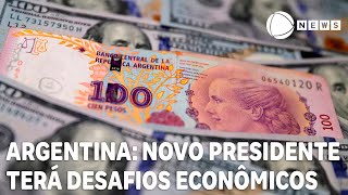 Presidente eleito na Argentina terá grandes desafios econômicos [upl. by Arriec779]