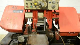 Amada HA250 10quot x 11quot Automatic Horizontal Band Saw [upl. by Einwahs]