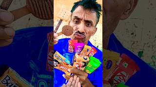 Oreo Dhoni biscuit 🍪 aur Kitkat chocolate🍫5050parlegbaronebutterscotchshortfeed [upl. by Nylirrehs]