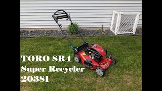 Toro SR4 Super Recycler 20381 Review [upl. by Glorianna]