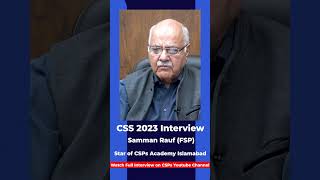 Achieving Excellence CSS2023 Mock Interviews cssacademy mockinterview css [upl. by Onid]