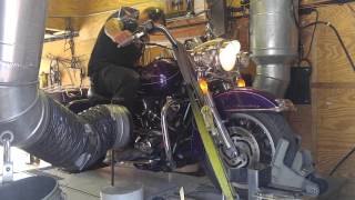 Turbo Harley Dyno pull [upl. by Eilhsa514]