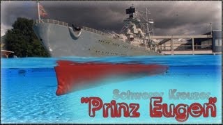 Modellbau Live 2012  Schwerer Kreuzer Prinz Eugen [upl. by Frendel]