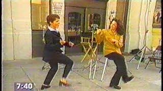 Julia LouisDreyfus teaches quotThe Elaine Dancequot to Katie Couric 1998 [upl. by Annam755]