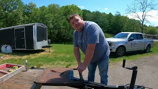 Fabricating Our Trailer To Fit 2 SXSs So We Can Go To West Virginia 828AFWVTRIP24 Episode 2 [upl. by Boelter]