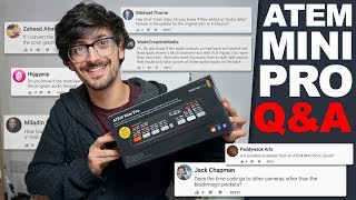 ATEM MINI PRO QampA  Answering Your Questions [upl. by Kalin]