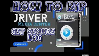 How to Rip a Cd and get the Secure Log File in Jriver Media Center [upl. by Auburta471]