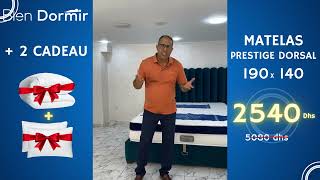 Matelas Prestige dorsal Happy dream [upl. by Irol]