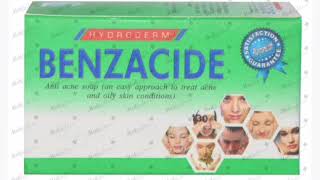 HYDRODERM BENZACIDE Soap FACTION Anti acne soup an easy approach to treat atne oily skin conditions [upl. by Sitrik]