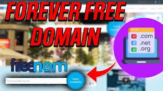 How to get a FREE domain name LIFETIME with Freenom in 2022  Tutorial Corner [upl. by Lala758]