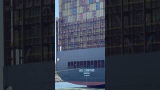 Large Container Ship Arrival Long Beach California [upl. by Eldora]