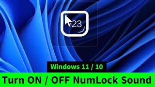 Turn on or off Num Lock Sound Notification in Windows 1110  Disable or Enable Number Lock Sound [upl. by Tiffanle368]