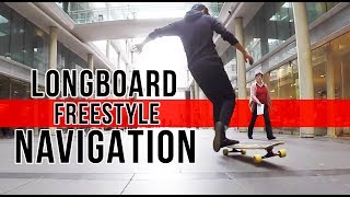 Longboard dancing  Freestyle navigation [upl. by Ainocal331]