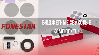 FONESTAR Бюджетные звуковые комплекты KSWALL и KSWALL4 [upl. by Raveaux748]