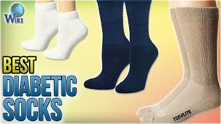 10 Best Diabetic Socks 2018 [upl. by Nagyam]