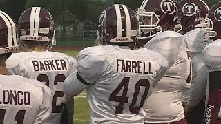 Female Tonawanda football player breaking more than tackles [upl. by Melinda]