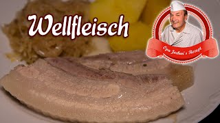 Wellfleisch selber machen  Kesselfleisch aus der Hausschlachtung  Opa Jochens Rezept [upl. by Tadeo]