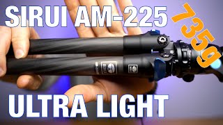 Sirui AM 225 REVIEW super lightweight carbon fibre tripod [upl. by Buxton]