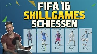 FIFA 16 SKILL GAMES  Schießen Neue Skill Spiele  FIFA 16 Skill Games Deutsch [upl. by Adnuahs720]