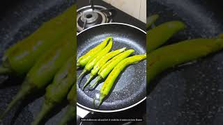 Bharleli Mirchi Recipe  Stuffed Chillies [upl. by Araes959]