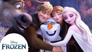 Elsa amp Anna Reunite with Olaf  Frozen [upl. by Ajed]