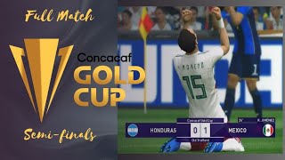 PES 2018  Honduras vs Mexico  Concacaf Gold Cup Semifinals  Gembox Patch 2021  PS3 [upl. by Greyso]