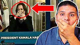 🚨Caught on LIVE TV Kamala’s EMBARRASSING HOT MIC Moment During Hurricane QampA [upl. by Yliab]