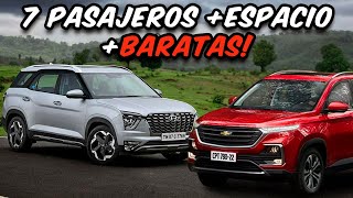 TOP Las 7 SUV y Minivans de 7 plazas más baratas modernas y seguras 2024 [upl. by Sandy]