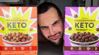 WORTH 7 A BOX Wonderworks Protein Cereal Review  Chocolate  Cinnamon [upl. by Blatt]