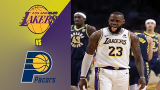 Lakers vs Pacers  Lakers Highlights  March 24 2024 [upl. by Ahsinak]