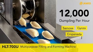 ANKO HLT700U Multipurpose Filling amp Forming Machine dumplings anko gyoza [upl. by Raf451]