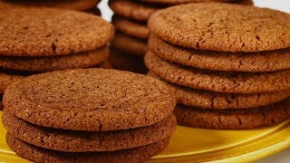 Gingersnap Cookies Recipe Demonstration  Joyofbakingcom [upl. by Hgielsa392]