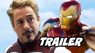 Avengers Endgame Trailer  Iron Man Captain America Scene Easter Eggs Breakdown [upl. by Suolkcin]