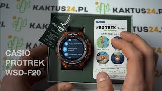 CASIO PRO TREK WSDF20 SMART AndroidWear recenzja oraz opis zegarka [upl. by Camella]