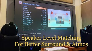 Improve Your Surround Sound Experience Basic Speaker Level Matching [upl. by Anawat]