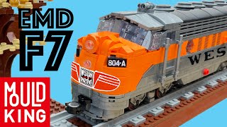 Der Eisenbahnkönig liefert ab  Review Mould King EMD FP7  Western Pacific Diesel Lokomotive 12017 [upl. by Fayola267]