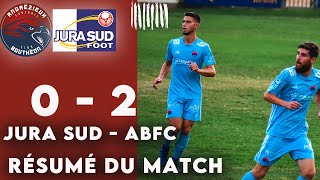 Résumé Jura Sud Foot  ABFC  J7 National 2  AndrézieuxBouthéon Fc [upl. by Nodroj]