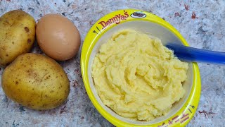 MASHED POTATO RECIPE FOR BABYBABY FOODVEGETABLE PUREE6MONTHS [upl. by Hedvah]