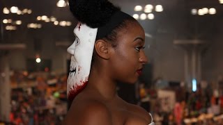 NYCC 16 The Purge Election Years Brittany Mirabilè  The Infamous Freakbride [upl. by Anyt]