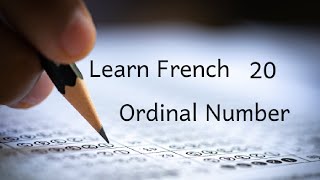 French ordinal nombers  French ordinal nombers 1 to 20  French ordinal nombers with pronunciation [upl. by Julieta]