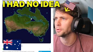 American reacts to Fascinating Maps of Australia [upl. by Tigges]