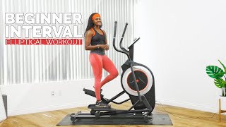 20 Minute Elliptical Interval Workout for Beginners [upl. by Dis]